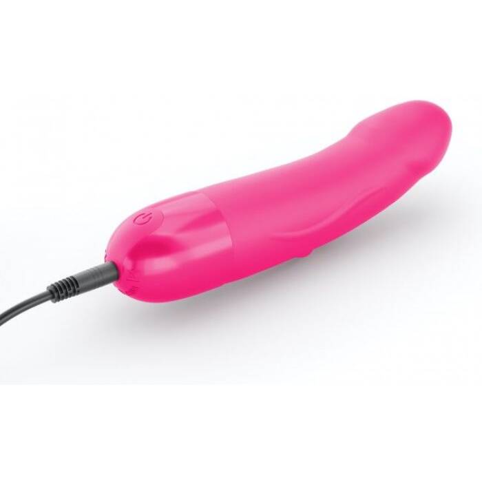 Вібратор Dorcel Real Vibration S Magenta 2.0, діаметр 3,7см, перезаряджається, для точки G