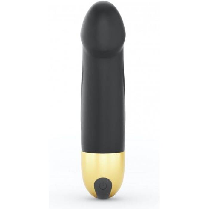 Вібратор Dorcel Real Vibration S Gold 2.0, діаметр 3,7см, перезаряджуваний, для точки G