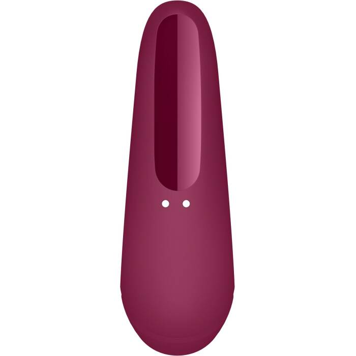 Вакуумний кліторальний стимулятор Satisfyer Curvy 1+ Rose Red з керуванням через інтернет