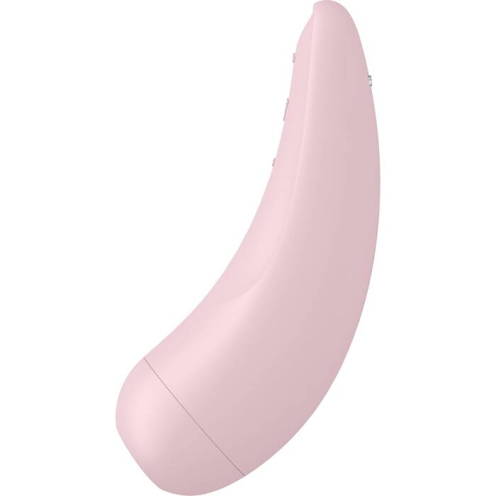 Вакуумний кліторальний стимулятор Satisfyer Curvy 2+ Pink з керуванням через інтернет