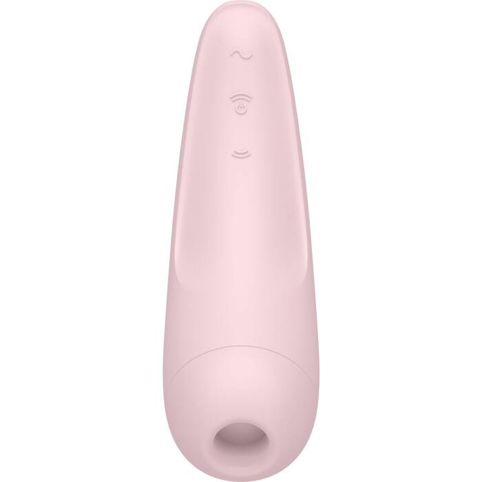 Вакуумний кліторальний стимулятор Satisfyer Curvy 2+ Pink з керуванням через інтернет