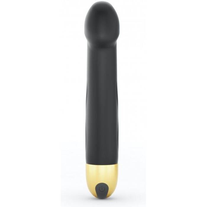 Вібратор Dorcel Real Vibration M Gold 2.0, діаметр 3,7см, перезаряджається, для точки G