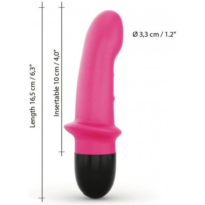 Вібратор Dorcel Mini Lover Magenta 2.0 перезаряджуваний, для точки G і масажу простати