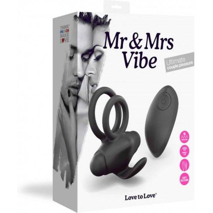 Ерекційне віброкільце Love To Love Mr & Mrs VIBE з пультом ДК