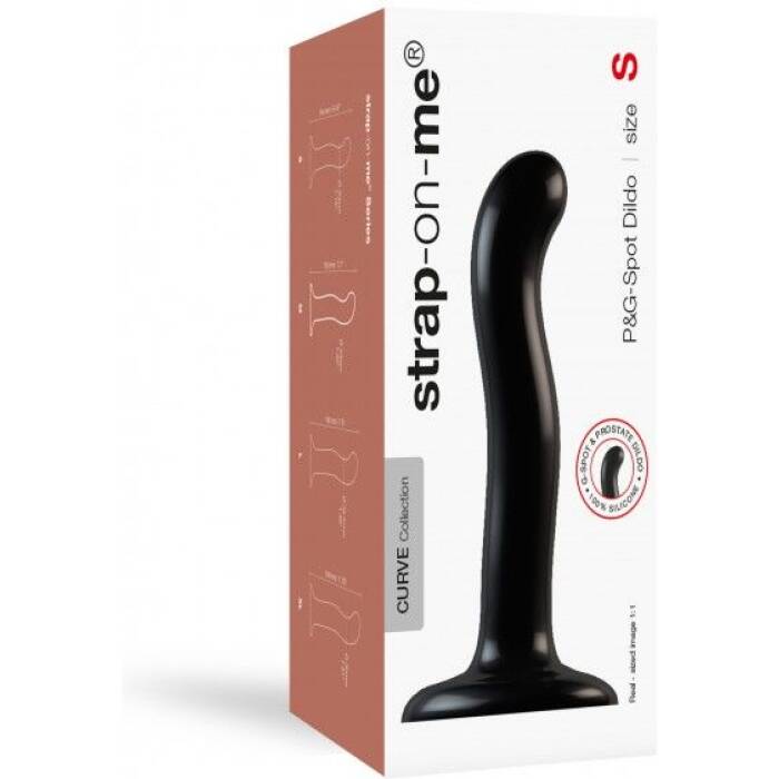 Насадка для страпона Strap-On-Me P&G-Spot Dildo, силікон, розмір S