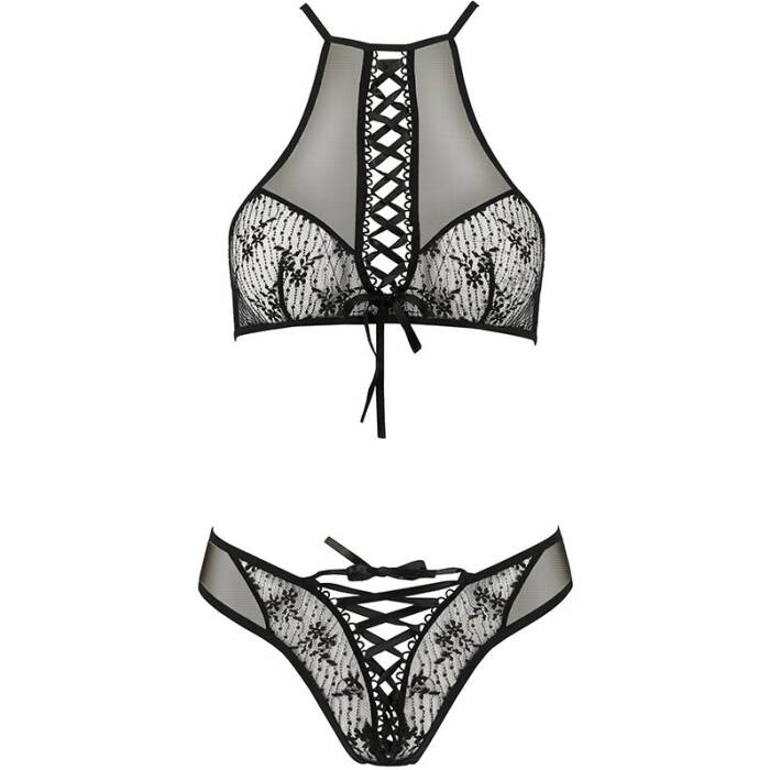 Еротичний комплект Passion AZALIA SET L/XL, black