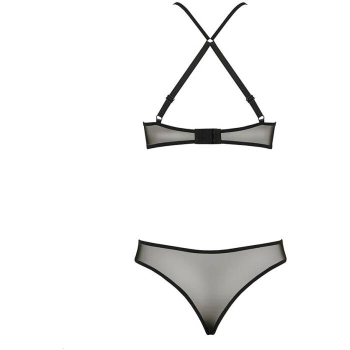 Еротичний комплект Passion AZALIA SET XXL/XXXL, black