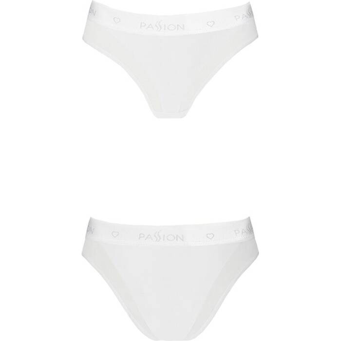 Трусики з прозорою вставкою Passion PS002 PANTIES L, white