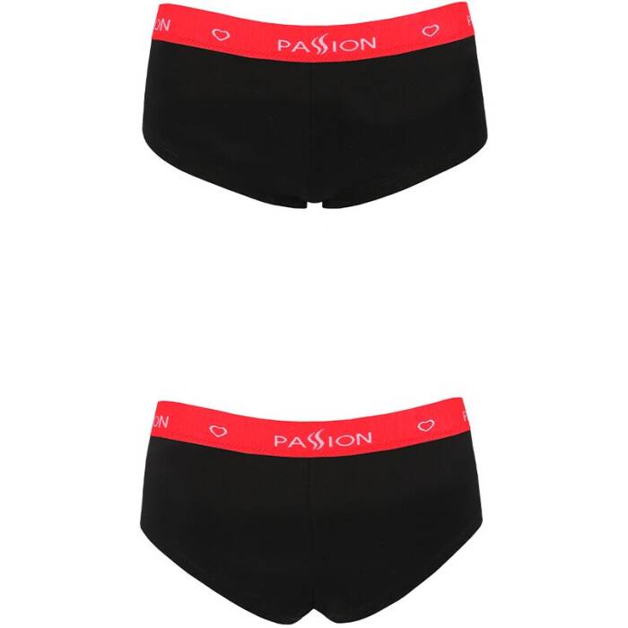 Трусики-шортики Passion PS003 PANTIES L, black