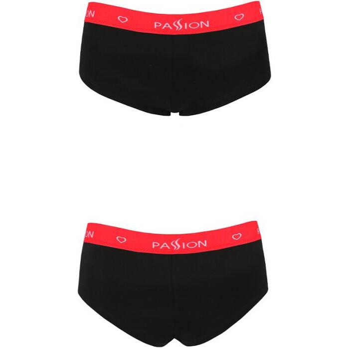 Трусики-шортики Passion PS003 PANTIES S, black