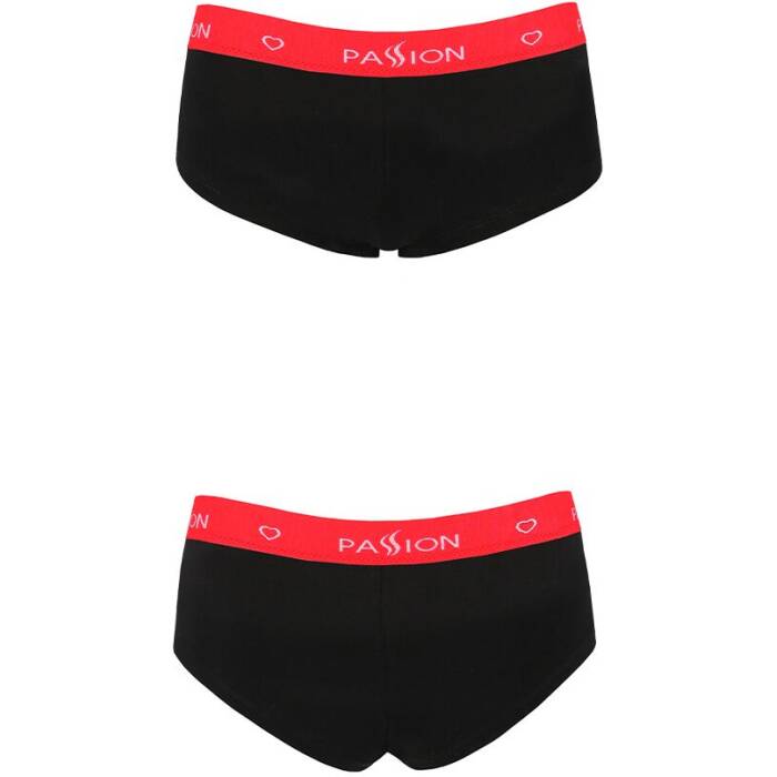 Трусики-шортики Passion PS003 PANTIES XL, black