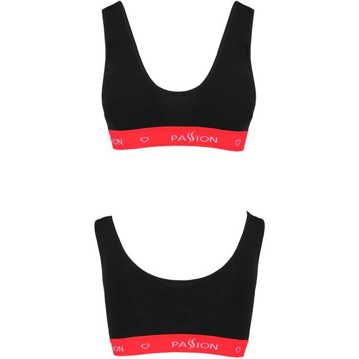 Спортивний топ на широких бретелях Passion PS003 TOP L, black