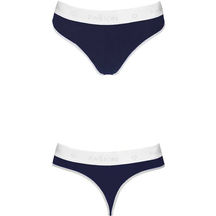 Спортивні трусики-стрінги Passion PS007 PANTIES L, navy blue