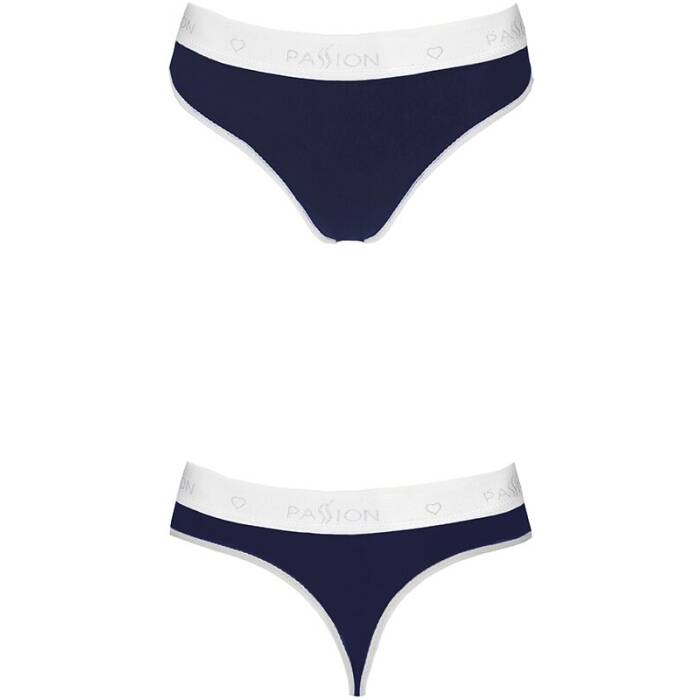 Спортивні трусики-стрінги Passion PS007 PANTIES M, navy blue