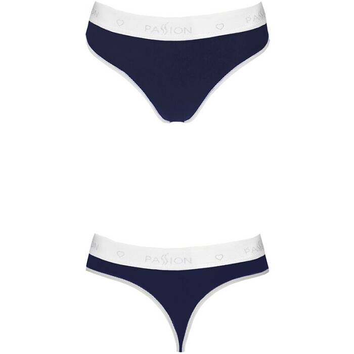 Спортивні трусики-стрінги Passion PS007 PANTIES S, navy blue