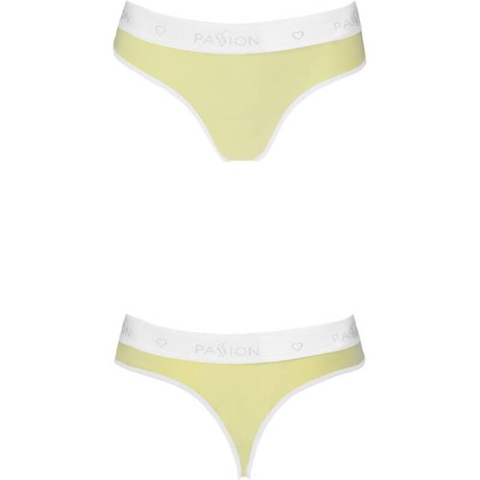 Спортивні трусики-стрінги Passion PS007 PANTIES L, yellow