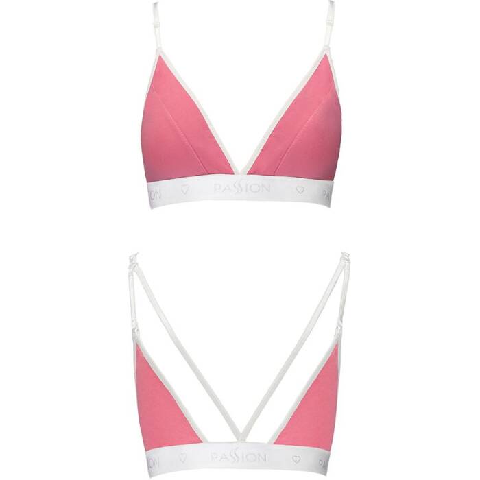 Спортивний топ з подвійними бретелями Passion PS007 TOP L, pink