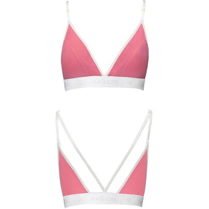 Спортивний топ з подвійними бретелями Passion PS007 TOP M, pink