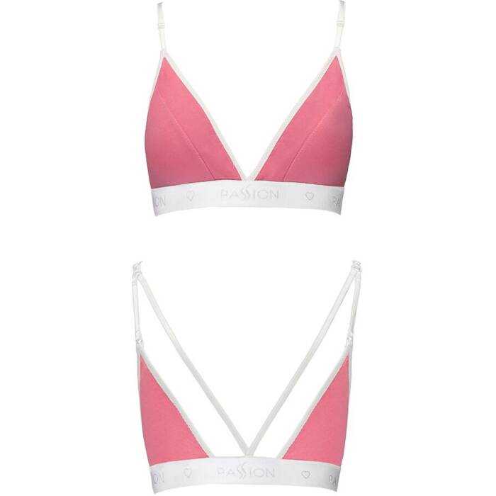 Спортивний топ з подвійними бретелями Passion PS007 TOP S, pink