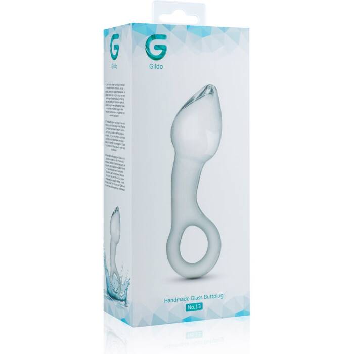 Скляний стимулятор простати Gildo Glass Prostate Plug No. 13