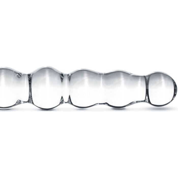 Скляний дилдо у вигляді намистин Gildo Glass Dildo No. 19