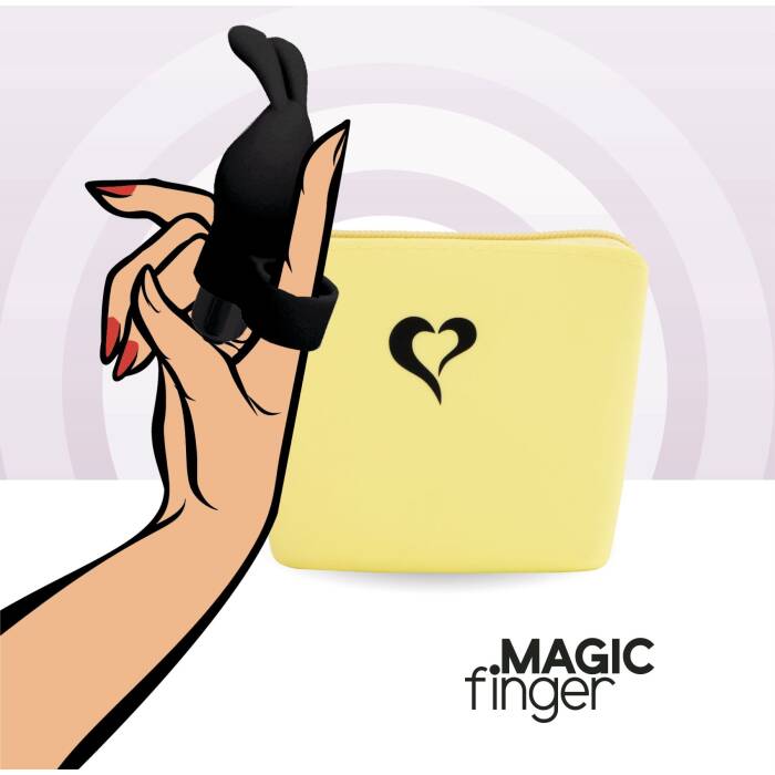 Вібратор на палець FeelzToys Magic Finger Vibrator Black