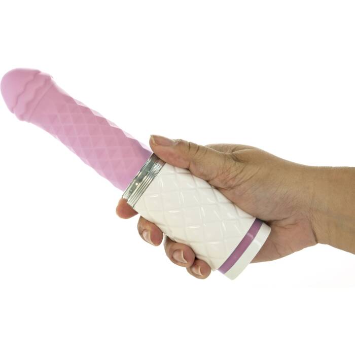 Розкішний вібратор-пульсатор з присоскою Pillow Talk - Feisty Thrusting Vibrator Pink