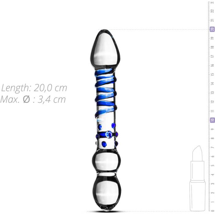 Скляний дилдо Gildo Glass Dildo No. 21