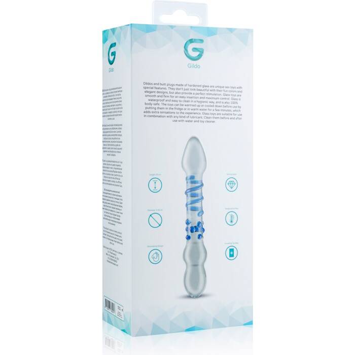 Скляний дилдо Gildo Glass Dildo No. 21