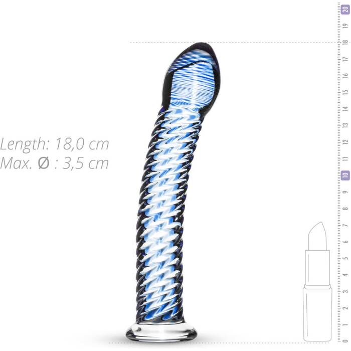 Скляний дилдо Gildo Glass Dildo No. 5