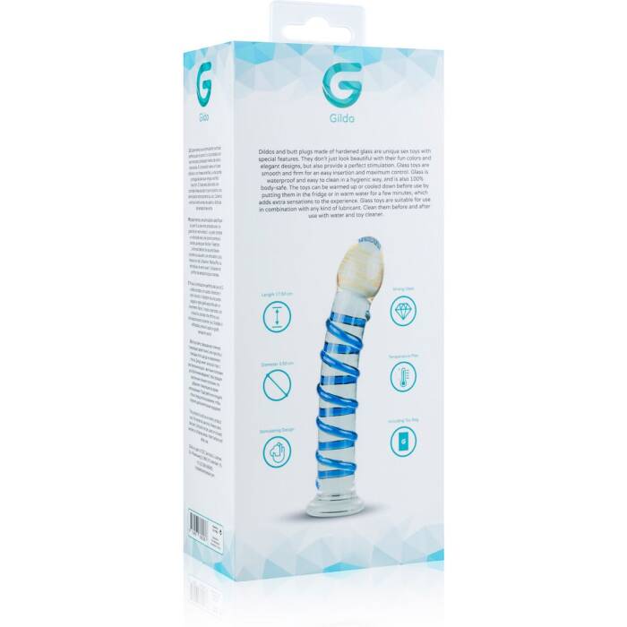 Скляний дилдо Gildo Glass Dildo No.1