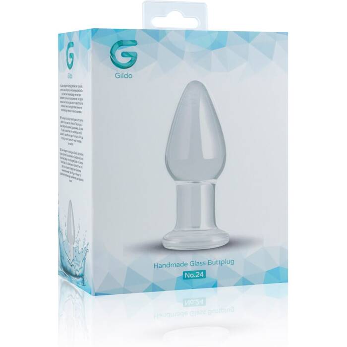 Скляна анальна пробка Gildo Glass Buttplug No. 24