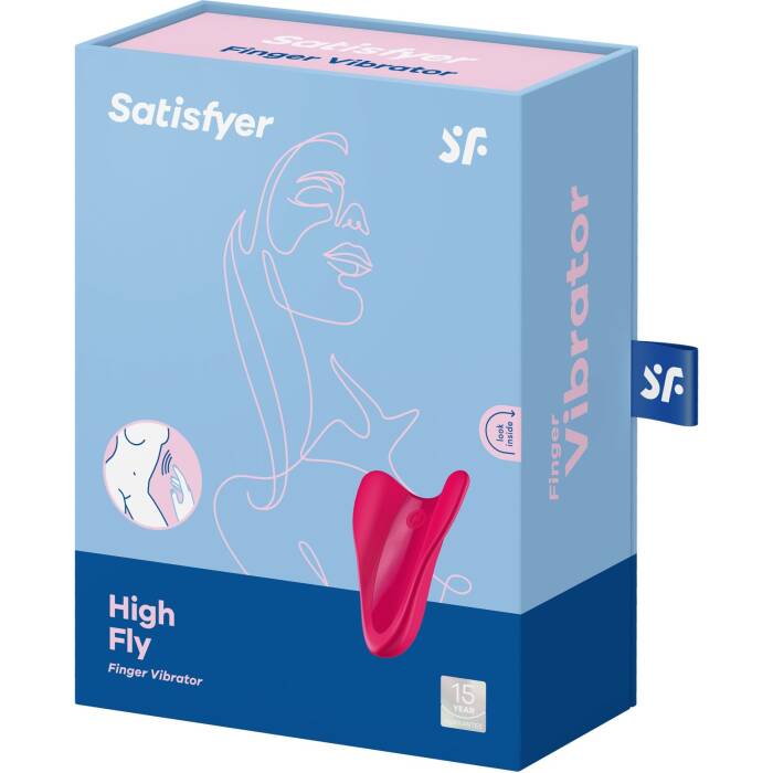 Вібратор на палець Satisfyer High Fly Red