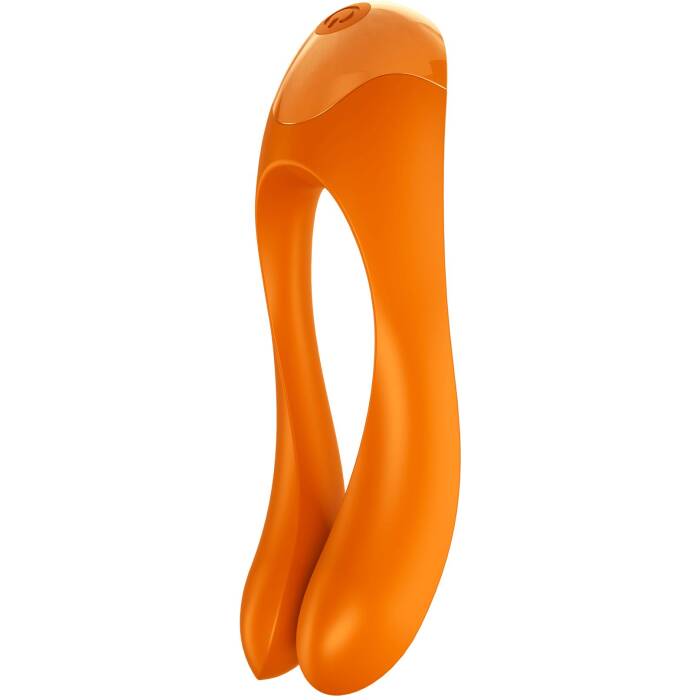 Вібратор на палець Satisfyer Candy Cane Orange