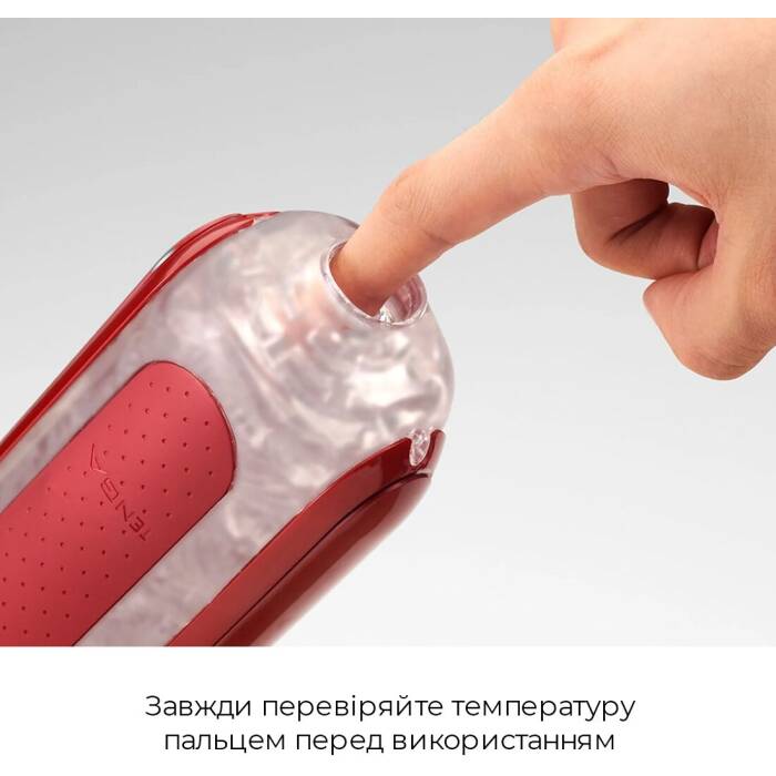 Набір мастурбатора із нагрівачем Tenga Flip Zero Red + Flip Warmer