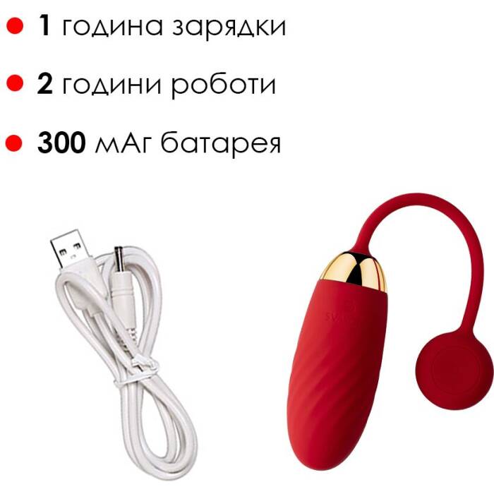 Віброяйце Svakom Ella Red