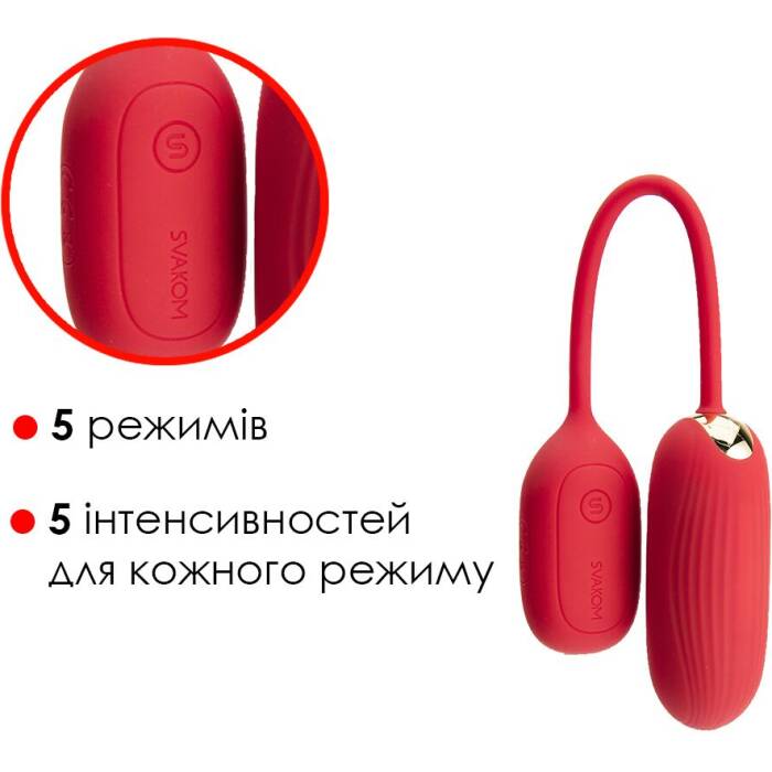 Віброяйце Svakom Muse Red