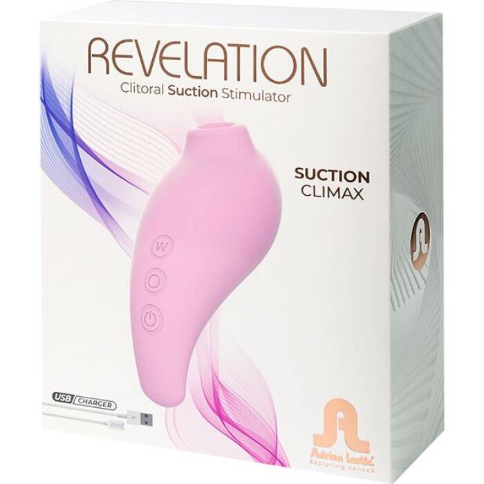 Вакуумний стимулятор Adrien Lastic Revelation Pink, режим Boost