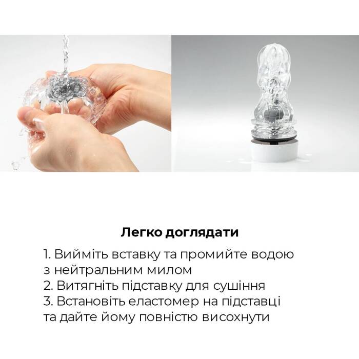 Мастурбатор Tenga - Aero Masturbator Silver, інноваційна технологія всмоктування