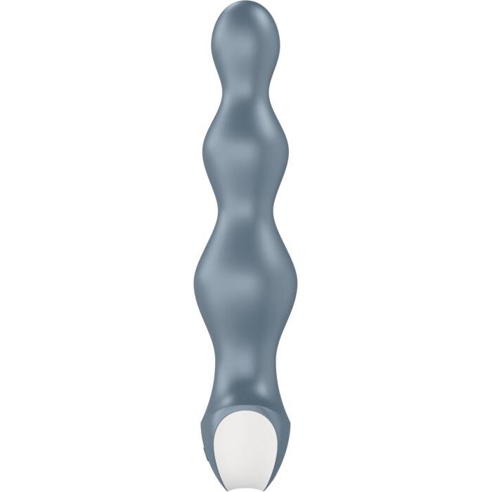 Анальний стимулятор-намистини з двома моторами Satisfyer Lolli-Plug 2 ice blue