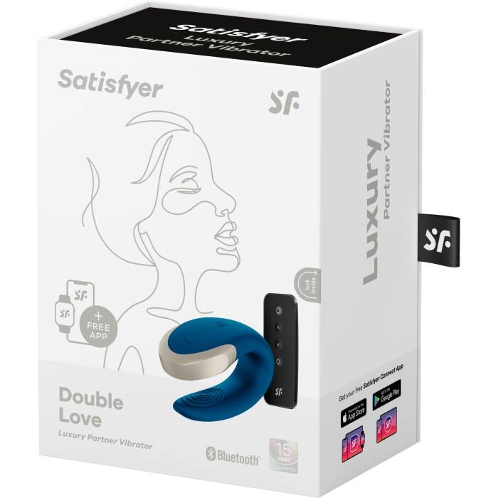 Смарт-вібратор для пар Satisfyer Double Love (Blue)