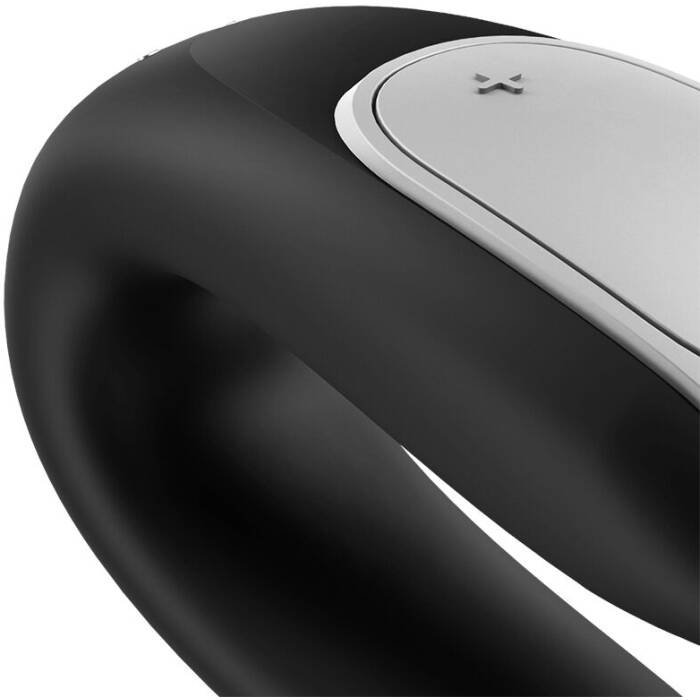 Смартвібратор для пар Satisfyer Double Fun (Black) з пультом ДК