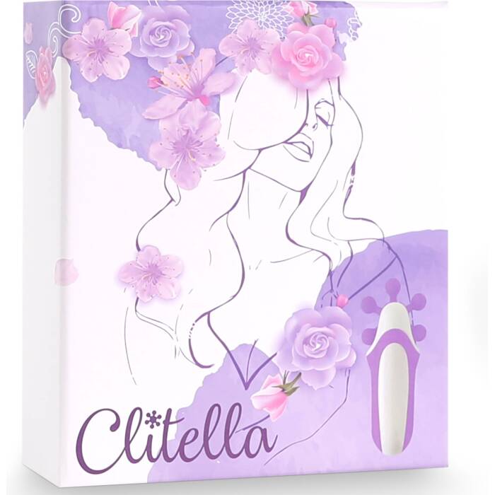 Стимулятор з імітацією оральних пестощів FeelzToys - Clitella Oral Clitoral Stimulator Purple