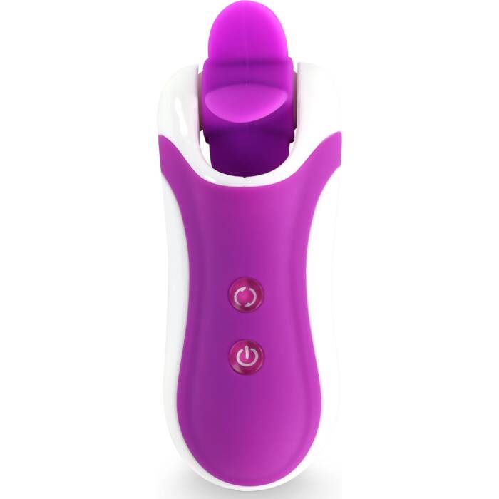 Стимулятор з імітацією оральних пестощів FeelzToys - Clitella Oral Clitoral Stimulator Purple