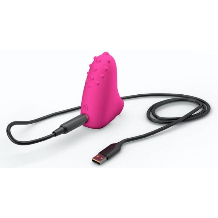 Вібратор на палець Dorcel MAGIC FINGER Rose перезаряджуваний, 3 режими роботи