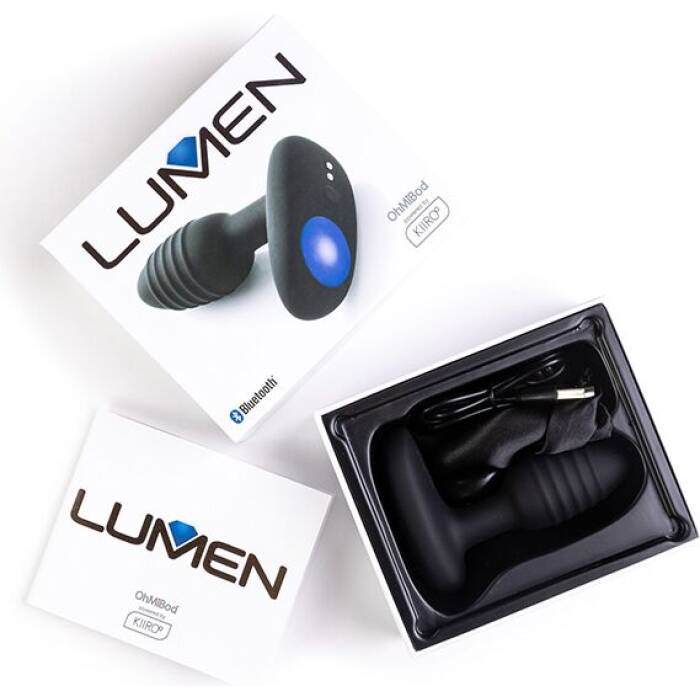 Інтерактивна анальна пробка OhMiBod Lumen powered by KIIROO