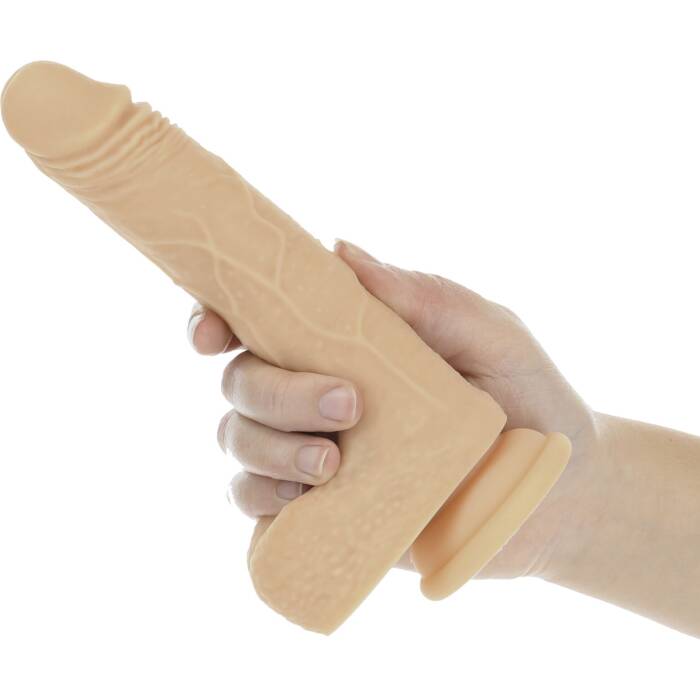 Фалоімітатор з ротацією та пульсацією Naked ADDICTION The Freak 7,5″ Rotating & Thrusting Vibrating