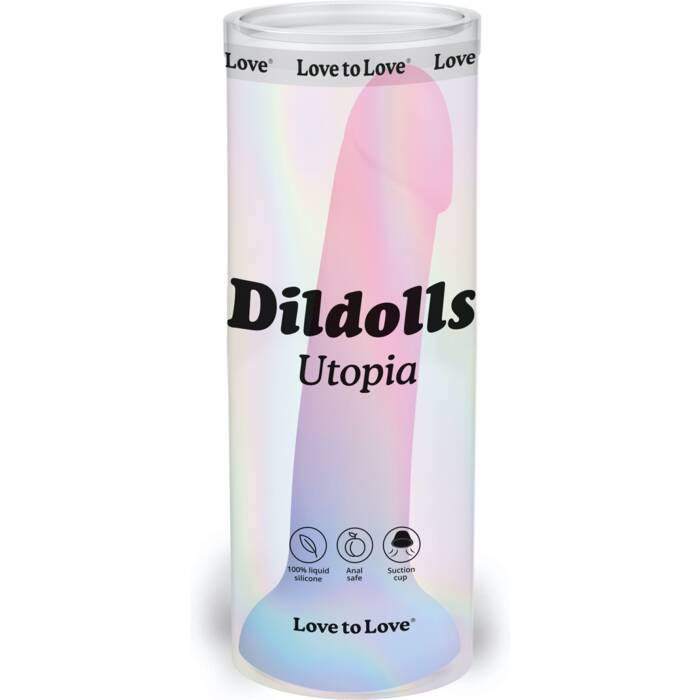 Дилдо з кольоровим градієнтом Love To Love DILDOLLS - UTOPIA ультрам'який