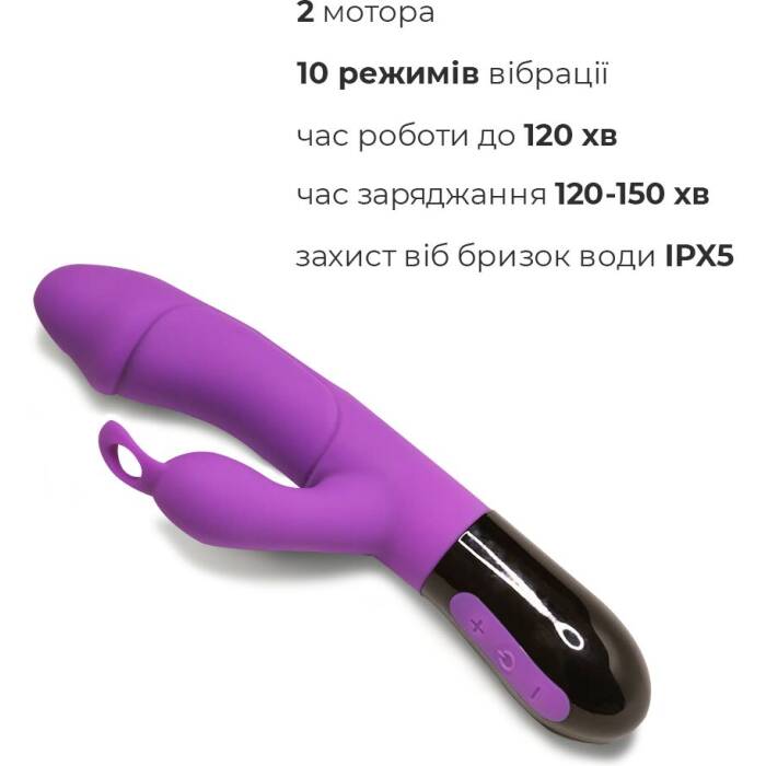 Вібратор-кролик Adrien Lastic Ares 2.0 з петелькою для пальця, що перезаряджається