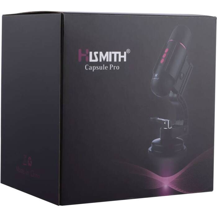 Міні секс-машина Hismith Mini Capsule Sex-Machine with Strong Suction Cup, потужна, перезаряджувана